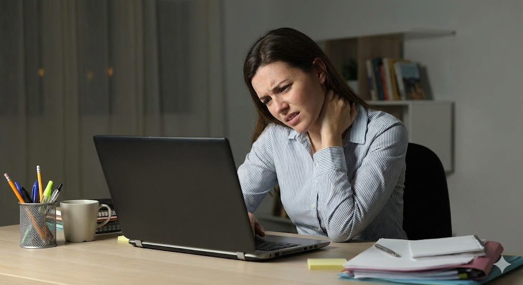 Relaxation profonde et soulagement des maux de tête grâce au massage infrarouge Luma.
